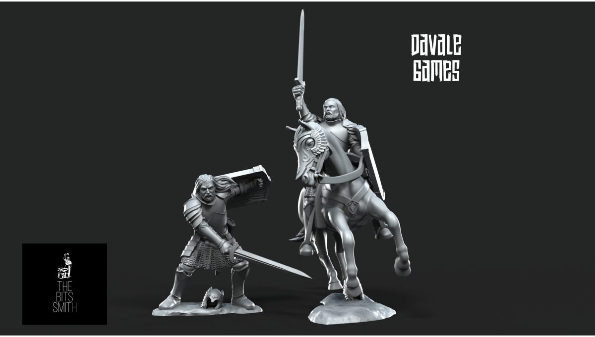Grey Castle Captain zu Fuß und beritten